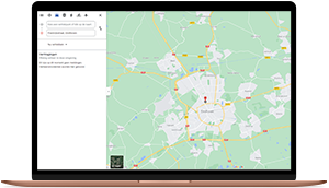 Plan route naar spraytan Heverlee Leuven
